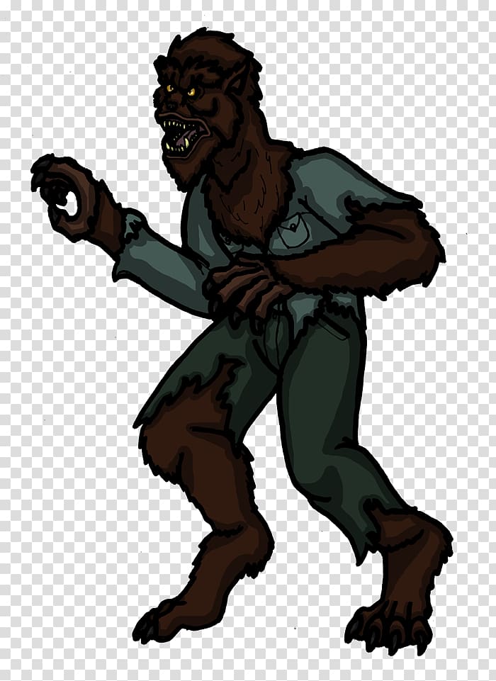 Werewolf Larry Talbot Frankenstein\'s monster The Wolf Man Universal monsters, werewolf transparent background PNG clipart