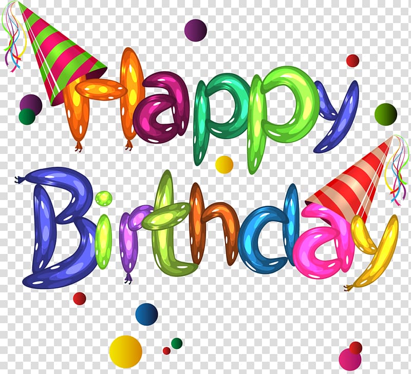 Happy Birthday transparent background PNG clipart