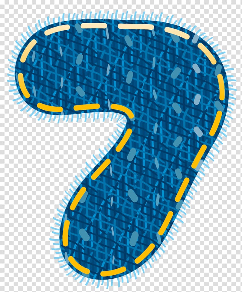 Number Graphic design Arabic numerals , blue jeans transparent background PNG clipart