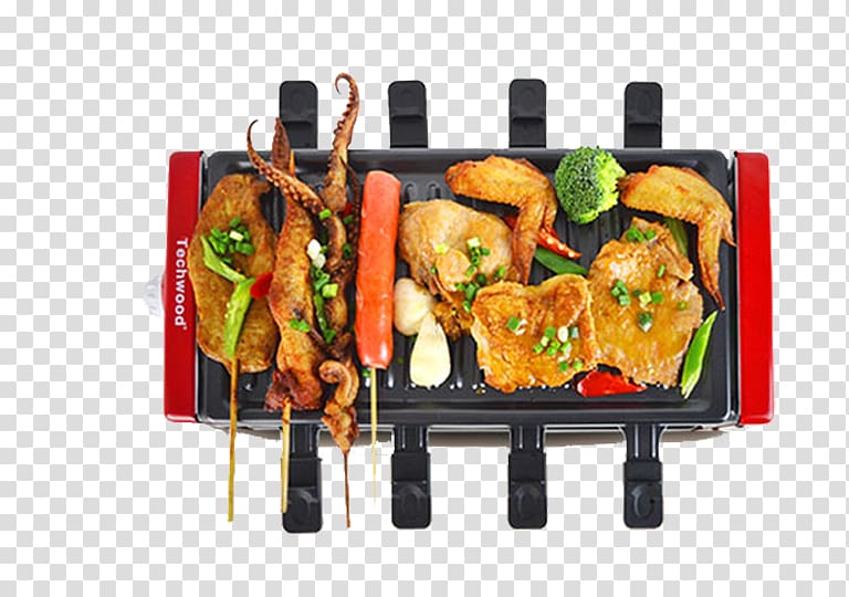 Barbecue grill Teppanyaki Caridea Oven Korean barbecue, Large baking pan home cooking material transparent background PNG clipart