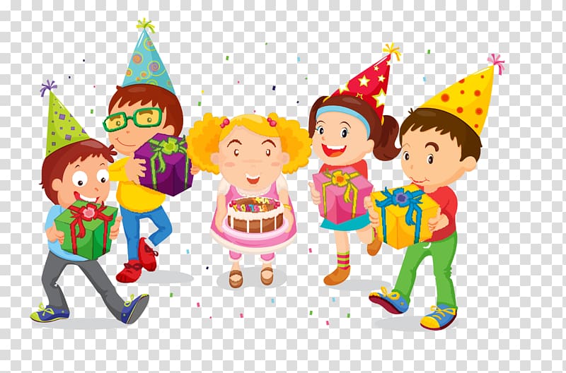 Parties for Children: Ideas and Instructions for Invitations, Decorations, Refreshments, Favors, Crafts, and Games for 19 Theme Parties Party u805au4f1a Birthday Ourboox, friends gathering transparent background PNG clipart