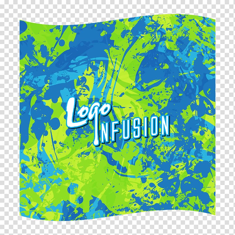 Towel Microfiber Logo Infusion Blue-green, blue towel transparent background PNG clipart