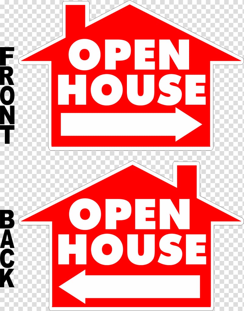 House Real Estate Lawn sign Yard Coroplast, house transparent background PNG clipart