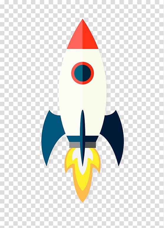 Rocket Icon, Cartoon rocket transparent background PNG clipart
