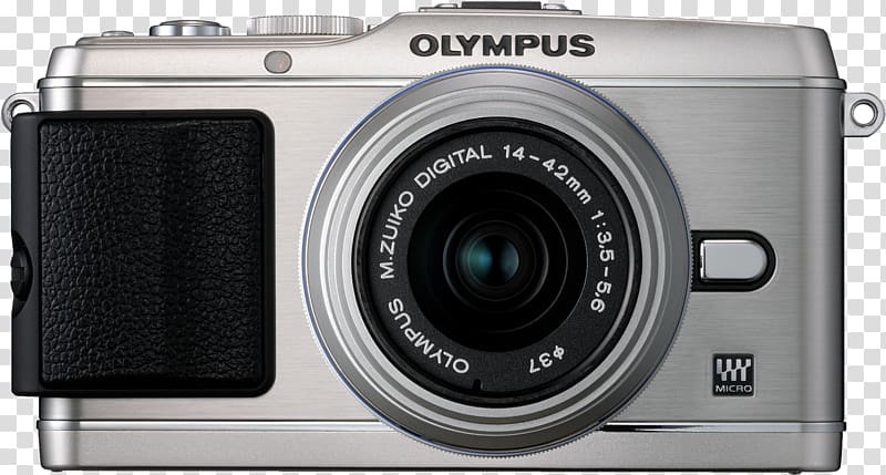 Olympus PEN E-P3 Olympus PEN E-P2 Mirrorless interchangeable-lens camera, Camera transparent background PNG clipart