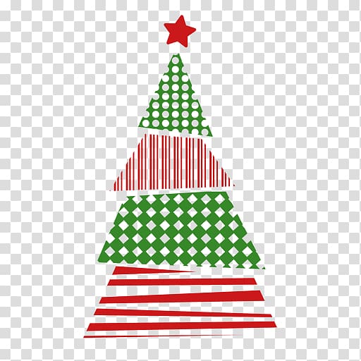 Christmas tree Sticker Christmas decoration, abstract christmas tree transparent background PNG clipart