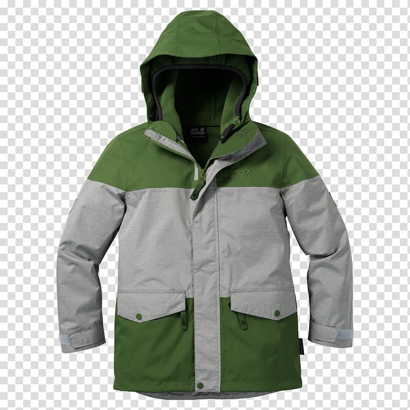 Jacket Jack Wolfskin Boy Clothing Raincoat, deep forest transparent background PNG clipart