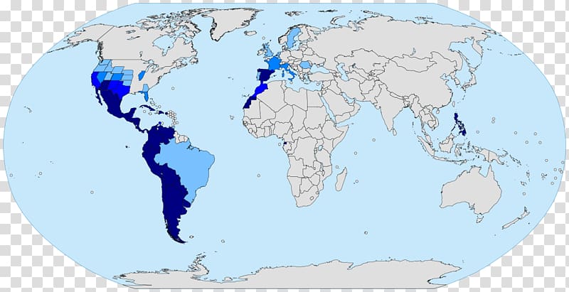 World map Geography Spanish, wave shading transparent background PNG clipart