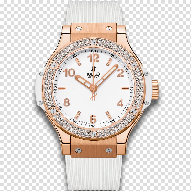 Hublot Watch Jewellery Diamond Gold, Watch transparent background PNG clipart