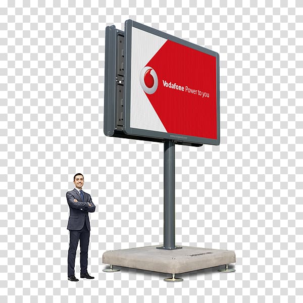 Advertising Display device Digital billboard LED display, billboard transparent background PNG clipart