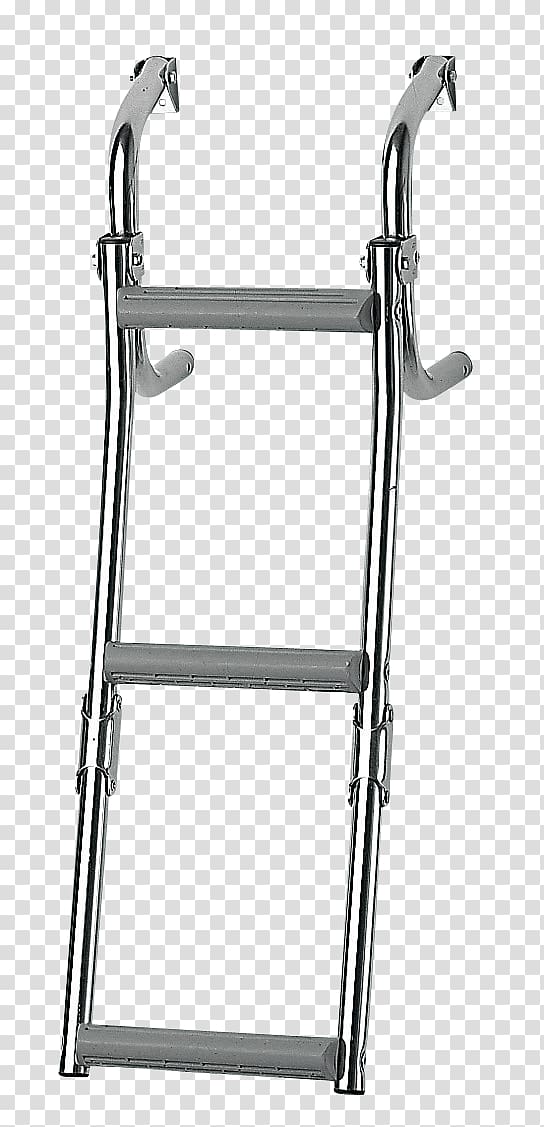 Stainless steel Ladder Repstege Edelstaal Stairs, ladder transparent background PNG clipart