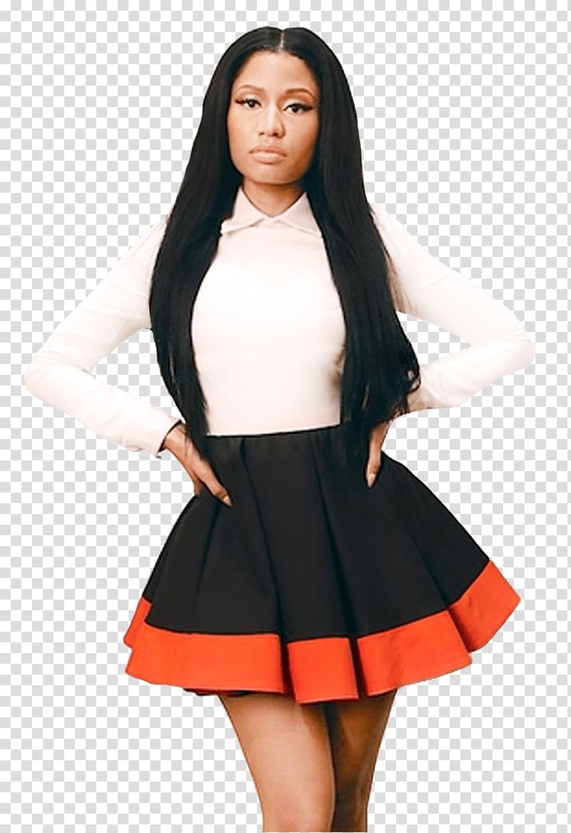 Nicki Minaj holding her waist, College Nicki Minaj transparent background PNG clipart