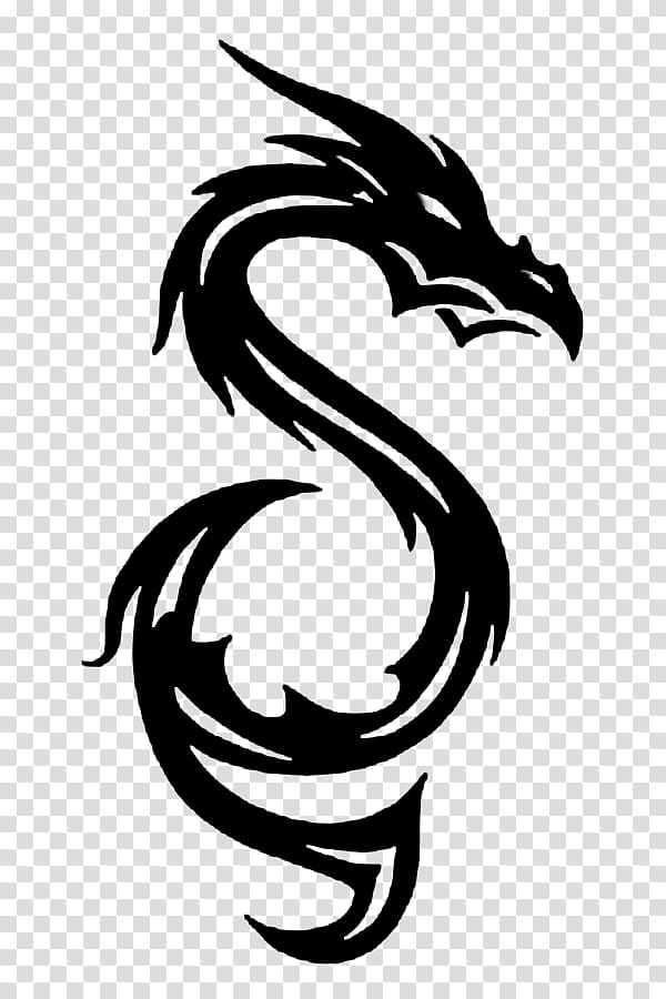 Tattoo Drawing Dragon Decal EUR2, dragon transparent background PNG clipart