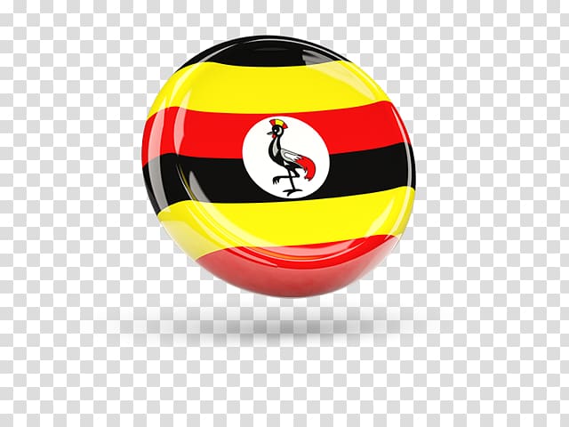 Flag of Uganda Thumb signal, design transparent background PNG clipart