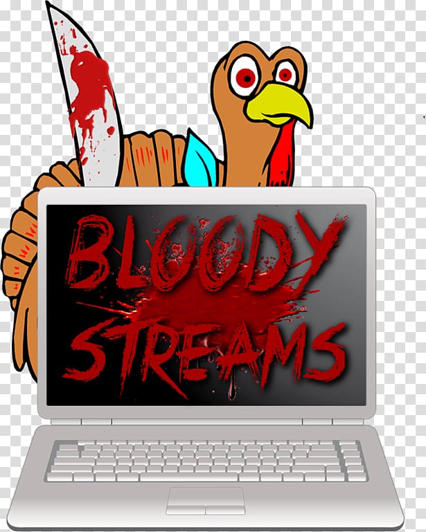 Logo Laptop Bloody Streams Reality Font, Skinwalkers transparent background PNG clipart