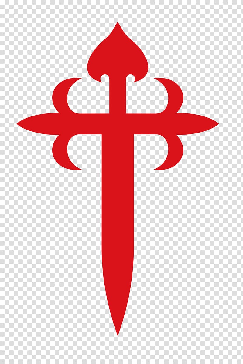 Santiago de Compostela Camino de Santiago Cross of Saint James Order of Santiago, cruz transparent background PNG clipart