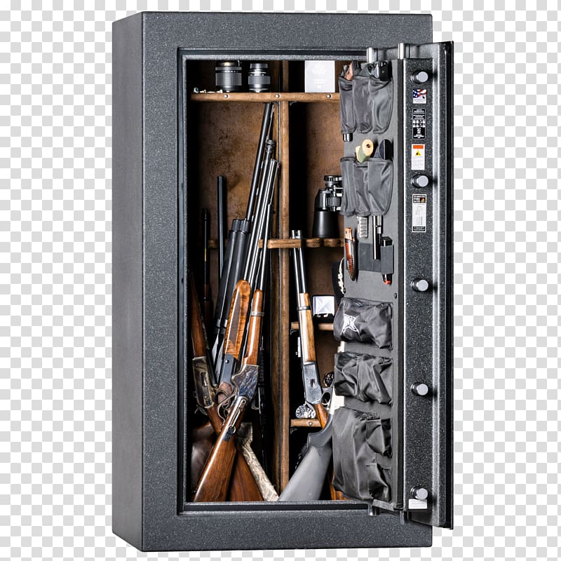 Gun safe Lock Long gun Fire, gunfare transparent background PNG clipart