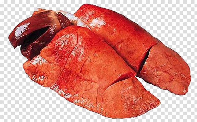 Lung Calf Offal Domestic pig Heart, heart transparent background PNG clipart