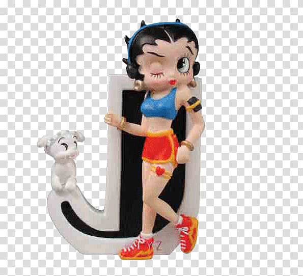 Betty Boop Figurine Animated cartoon Letter, jogging transparent background PNG clipart