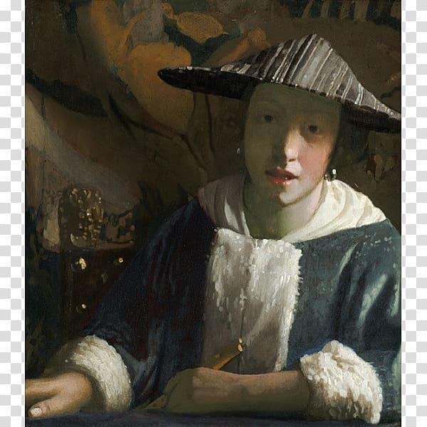Girl with a Flute Girl with a Pearl Earring A Lady Writing a Letter Girl with a Red Hat National Gallery of Art, painting transparent background PNG clipart