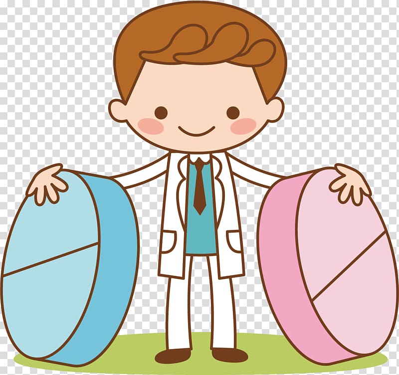 Cartoon Drawing Illustration, Cartoon male doctor transparent background PNG clipart