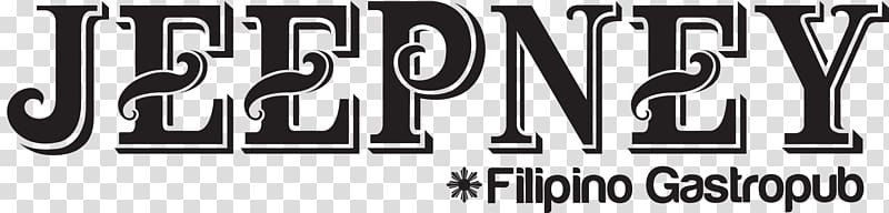 Logo Brand White Font, jeepney transparent background PNG clipart
