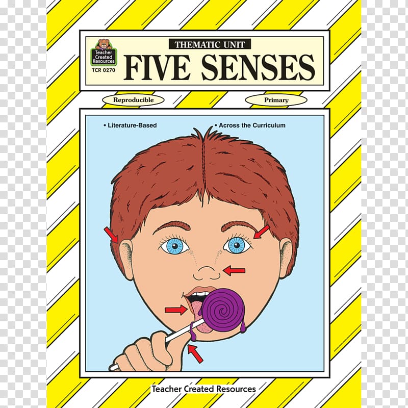 Five Senses Thematic Unit Comics Cartoon Human behavior, five senses transparent background PNG clipart