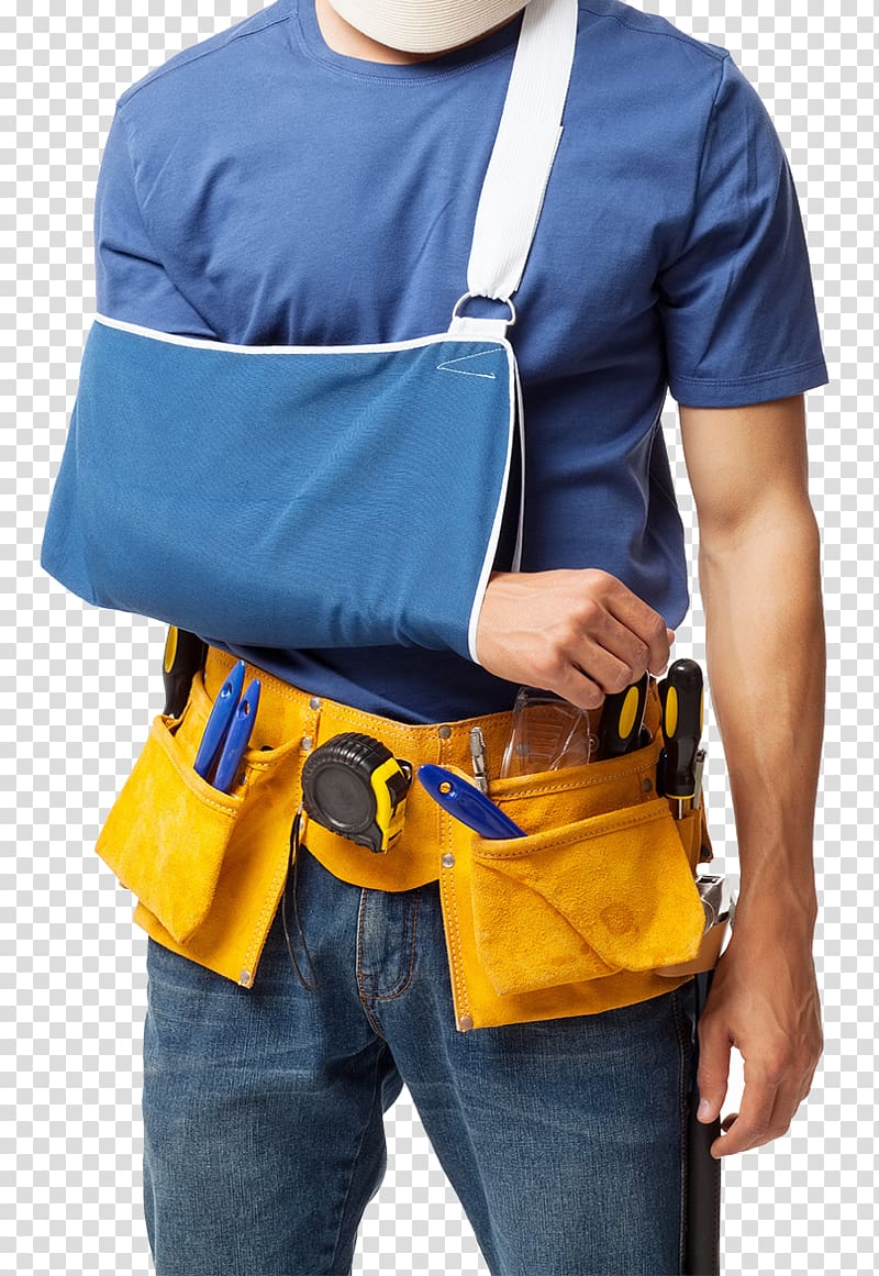 Injury Work accident Falling Bone fracture Construction worker, Arm work injury transparent background PNG clipart