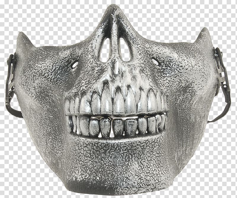 Mask Skull Mouth Face Jaw, mask transparent background PNG clipart