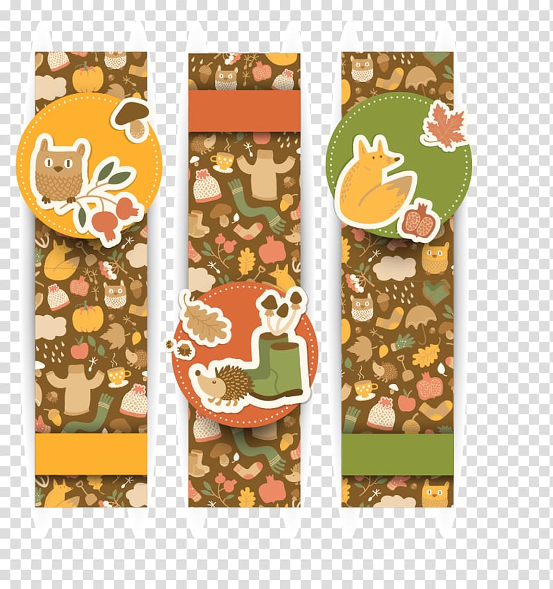 Autumn Leaves Euclidean , Autumn animal tag design transparent background PNG clipart