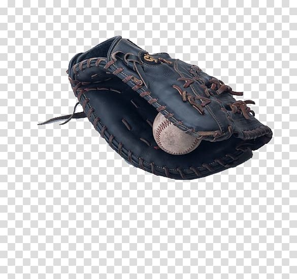Baseball glove Sport Baseball bat, Black baseball glove transparent background PNG clipart