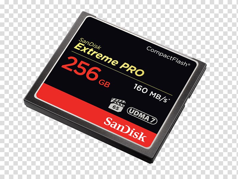 Flash Memory Cards CompactFlash SanDisk Computer data storage, flash memory transparent background PNG clipart