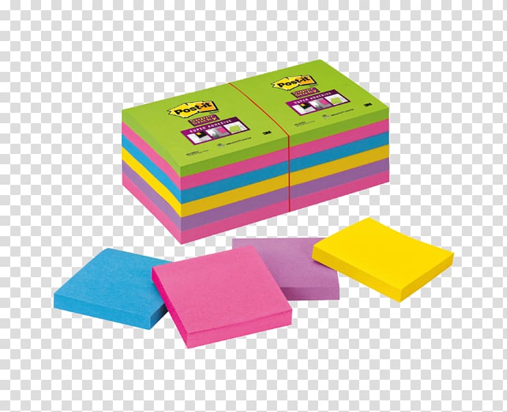 Post-it Note Post-it Full Adhesive Super Sticky Notes Post-It SUPER STICKY Post-it Assorted Page Markers 670-5, transparent background PNG clipart