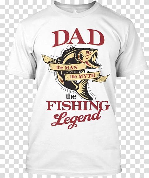 T-shirt Hoodie Father Clothing Teespring, fishing dad transparent background PNG clipart