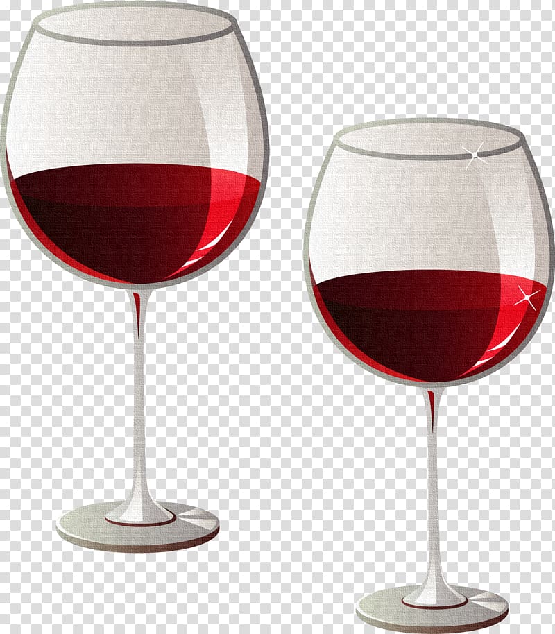Red Wine White wine Wine glass , High mounted foot glasses of red wine transparent background PNG clipart