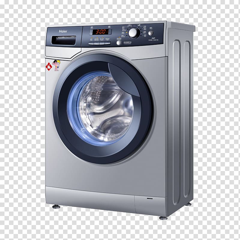 Washing machine Haier Home appliance, Haier washing machine home appliances material material transparent background PNG clipart