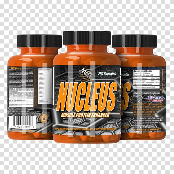 Dietary supplement Amino acid Musclegen Research Genepro Next Generation Medical Grade Protein Powder Musclegen Research Nucleus Amino Protein Enhancer Capsules, muscle power grading transparent background PNG clipart
