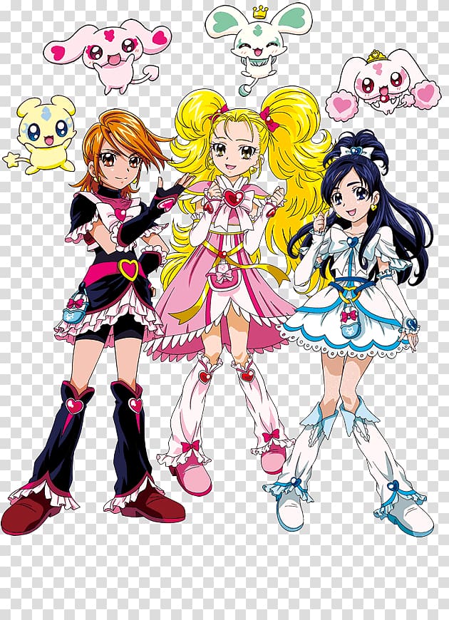 Anime Nagisa Misumi Pretty Cure Max Heart Magical girl, Anime transparent background PNG clipart