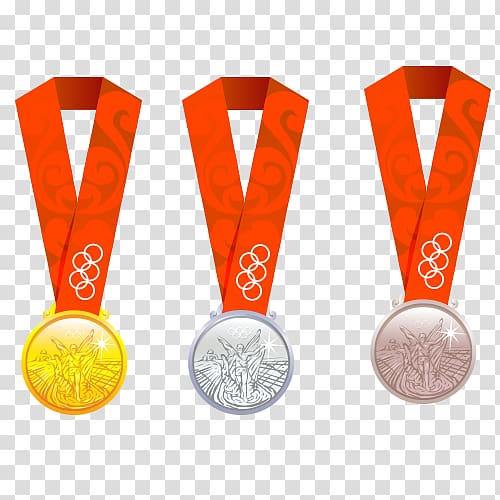 Olympic Games Olympic medal Gold medal , Yellow Gold medal decorative pattern transparent background PNG clipart