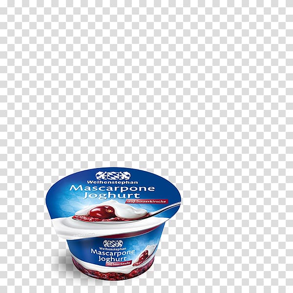 Crème fraîche Weihenstephan Milk Yoghurt Mascarpone, milk transparent background PNG clipart