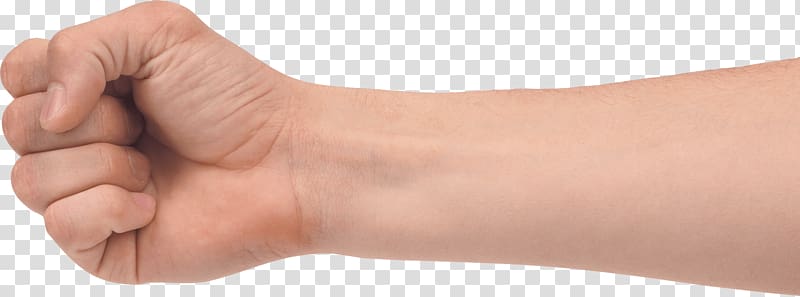 right human fist, Fist Hand transparent background PNG clipart