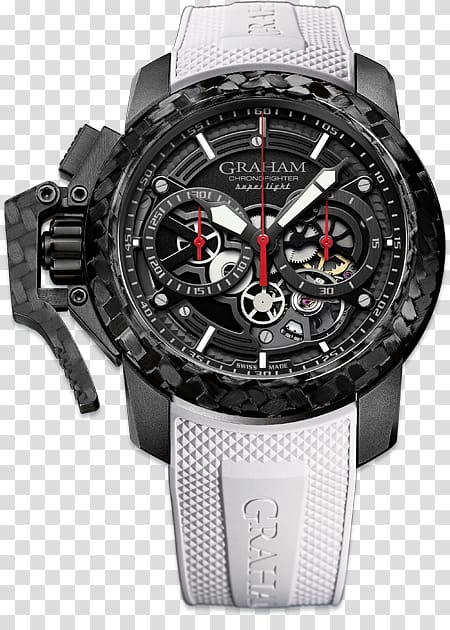 Counterfeit watch Clock Chronograph Carbon, Skeleton Hand Gripping transparent background PNG clipart