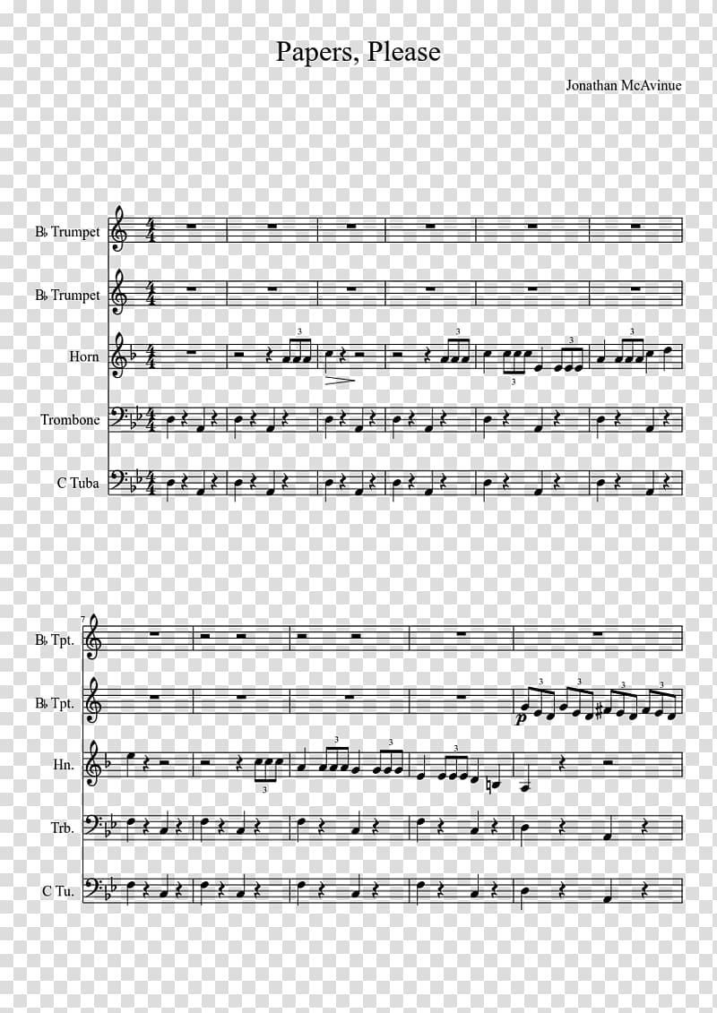 Sheet Music Concert band Trombone Musical ensemble Clarinet, sheet music transparent background PNG clipart