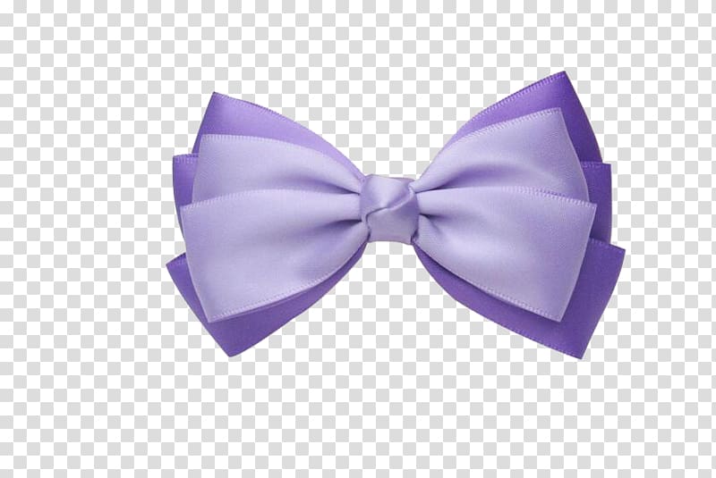 Bow tie Barrette Purple Icon, Purple bow transparent background PNG clipart