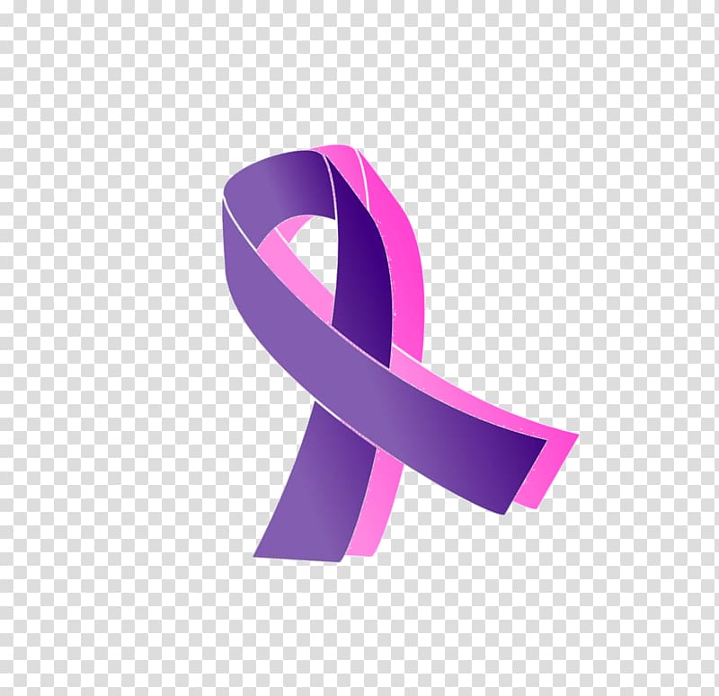 Domestic violence Awareness ribbon Breast Cancer Awareness Month, purple transparent background PNG clipart
