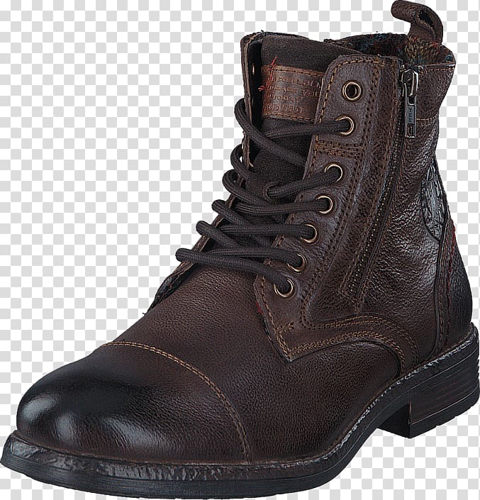 Motorcycle boot Shoe George-Boot Chuck Taylor All-Stars, dark brown transparent background PNG clipart