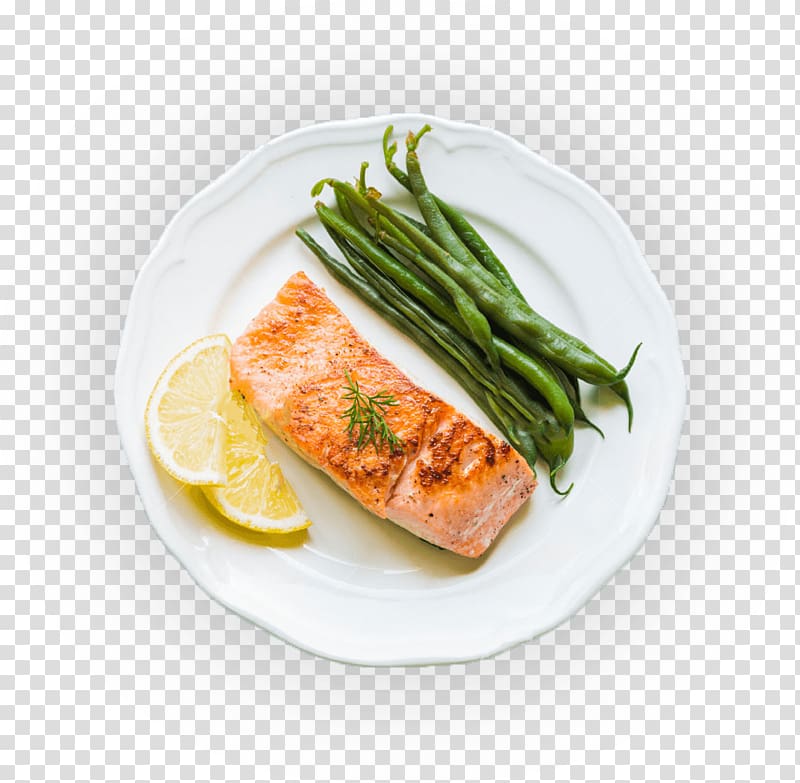 salmon dinner clip art
