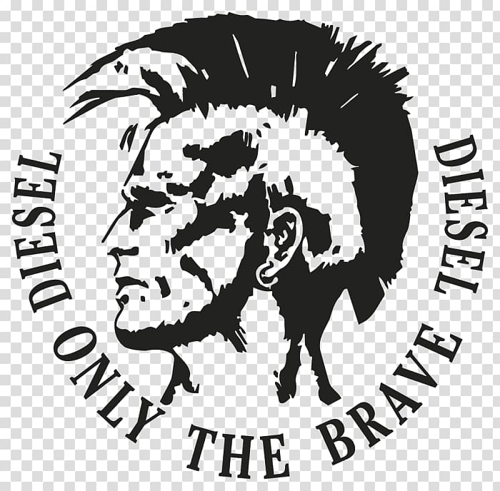 Diesel Only the Brave Logo Encapsulated PostScript, stickers label transparent background PNG clipart