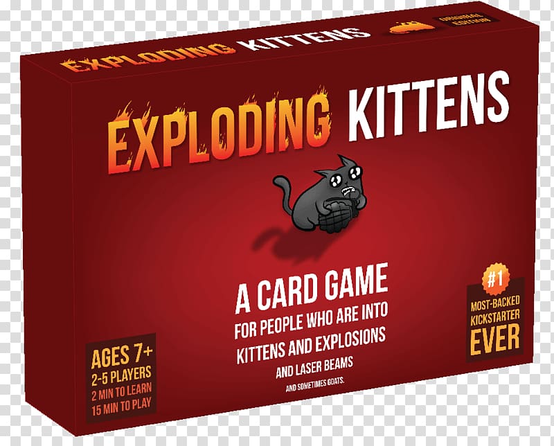 Exploding Kittens Card game Board game Asmodée Éditions, exploding kittens cards transparent background PNG clipart