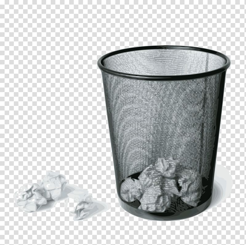 Rubbish Bins & Waste Paper Baskets Plastic bag Office, recycle bin transparent background PNG clipart